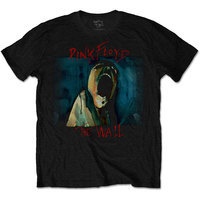 Pink Floyd - The Wall Scream Mens Black T-Shirt Photo