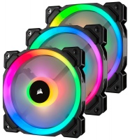 Corsair - LL120 Dual Light Loop RGB LED 120mm PWM Case Fan Photo