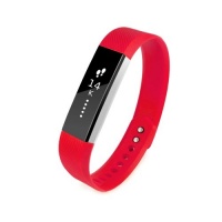 Tuff Luv Tuff-Luv Silicone Strap Wristband and Clasp for Fitbit Alta - Red Photo