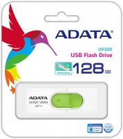 ADATA UV320 64GB USB 3.1 Type-A USB flash drive - White/Green Photo