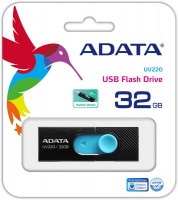 ADATA UV220 32GB USB 2.0 Type-A USB flash drive - Black/Blue Photo