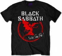 Black Sabbath - Archangel Never Say Die Mens Black T-Shirt Photo