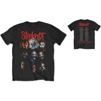 Slipknot Men's Tee: Prepare for Hell 2014-2015 Tour with Back Printing Photo