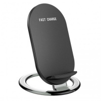 Tuff Luv Tuff-Luv Wireless Qi Turbo 10W Charging Stand for iPhone and Samsung - Black Photo