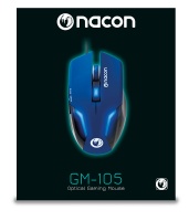 NACON - GM-105 Wired Gaming Mouse for PC - Red Photo