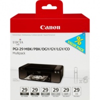 Canon PGI-29Mbk Multipack - Mbk/Pbk/Dgy/Gy/Lgy/Co Photo