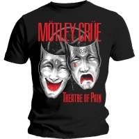 Motley Crue Theatre of Pain Cry Mens Black T-Shirt Photo