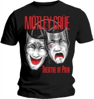 Motley Crue Theatre of Pain Cry Mens Black T-Shirt Photo