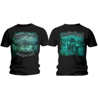 Motorhead Clean Your Clock Green Mens Black T-Shirt Photo