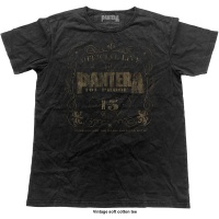 Pantera 101% Proof Vintage Mens Black T-Shirt Photo