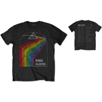 Pink Floyd Dark Side of the Moon 1972 Tour Mens Black T-Shirt Photo