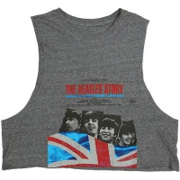 The Beatles Story Ladies Cropped Grey Vest Photo