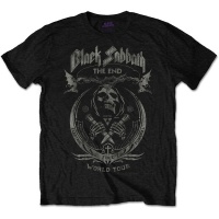 Black Sabbath The End Mushroom Cloud Mens Black T-Shirt Photo