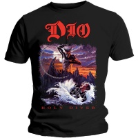 Dio Holy Diver Mens Black T-Shirt Photo