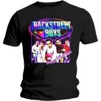 Backstreet Boys Larger Than Life Mens Black T-Shirt Photo
