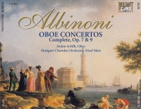 Tomaso Albinoni - Complete Oboe Concertos Op 7 & 9 Photo