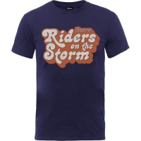 The Doors Riders on the Storm Mens Navy T-Shirt Photo