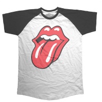 The Rolling Stones Classic Tongue Logo Short Sleeve Mens Raglan T-Shirt Photo