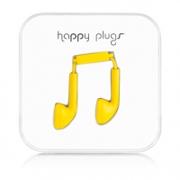 Happy Plugs Earbud mic & Remote - Yellow Photo