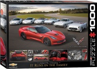 Eurographics - Corvette - Runs in the Family Puzzle Photo