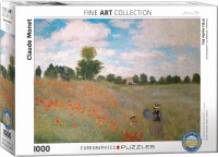 Eurographics Puzzle 1000 Pieces - Claude Monet - The Poppy Field Photo