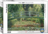 Eurographics Puzzle 1000 Pieces - Monet - Japanese Footbridge Photo