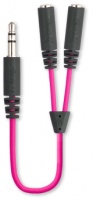 ifrogz Audio Split 3.5mm Headphone Splitter Cable - Pink Photo