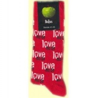 The Beatles - Love Me Do Red Ladies Socks Photo