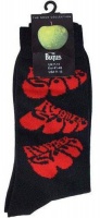 The Beatles - Rubber Soul Black Ladies Socks Photo
