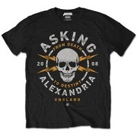 Asking Alexandria Danger Mens Black T-Shirt Photo