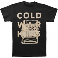 Cold War Kids Typewriter Mens Black T-Shirt Photo
