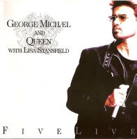 George Michael And Queen With Lisa Stansfield - Five Live Photo