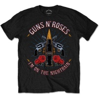 Guns N' Roses Night Train Mens Black T-Shirt Photo