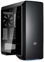 Cooler Master - MC600P ATX Desktop Chassis Tempered Glass Window - Black Photo