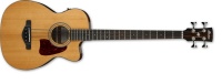 Ibanez AEB105E-NT AEB Series 4 String Acoustic Eletric Bass Guitar Photo