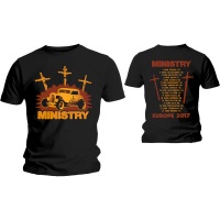 Ministry Hot Rod Mens Black T-Shirt Photo