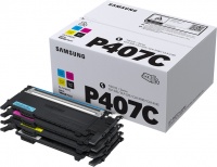 HP - Samsung CLT-P407C 4-Pk CMYK Toner Cartridge Photo