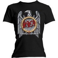 Slayer Silver Eagle Ladies Black T-Shirt Photo