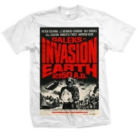 Studio Canal Daleks Invasion Earth Mens White T-Shirt Photo