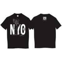 John Lennon NYC Power To The People Mens Black T-Shirt Photo