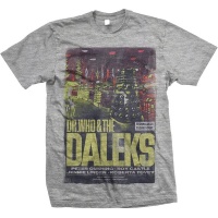 Studio Canal Dr Who & The Daleks Mens Grey T-Shirt Photo