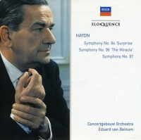 Eloquence Australia Haydn / Van Beinum / Concertgebouw Orch - Haydn: Sym Nos 94 / 96 & 97 Photo