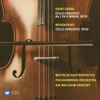 Warner Classics Miaskovsky / Rostropovich / Sargent / Philharmonia - Cello Concerto / Saint-Saens: Cello Concerto No 1 Photo