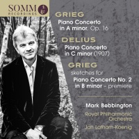 Somm Recordings Grieg / Bebbington / Royal Philharmonic Orch - Piano Concertos By Grieg & Delius Photo