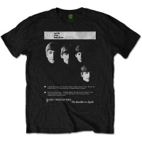 The Beatles With the Beatles 8 Track Mens Black T-Shirt Photo