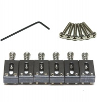 Graphtech PS-8000-0E String Saver Originals Electrically Conductive Strat and Tele 2 1/16" String Spacing Saddles Photo