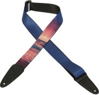 Levys MPDS2-010 2" Sublimation Printed Picturesque Vistas Polyester Guitar Strap Photo