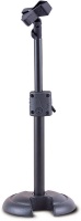 Hercules MS100B H-Base Low Profile Microphone Stand with EZ Microphone Clip Photo