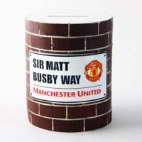 Manchester United Brick Wall Money Box Photo