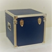 Blue - 100 LP Record Storage Carry Case Photo